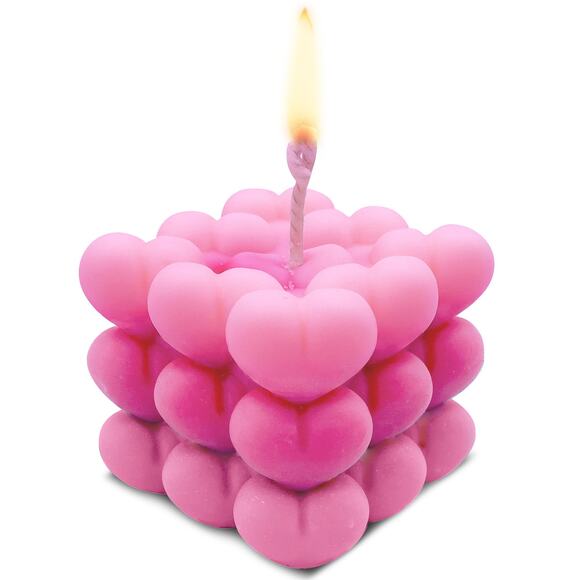 BE DELICIOUS BLOSSOM Heart Shaped Soy Wax Candle - 5.5 oz - Picture 2 of 2